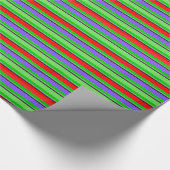 Ändern Sie den Farbkandy-Streifen Geschenkpapier (Ecke)