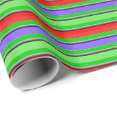 Ändern Sie den Farbkandy-Streifen Geschenkpapier (Rolleneckpunkt)