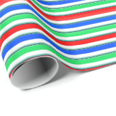 Ändern Sie den Farbkandy-Streifen Geschenkpapier (Rolleneckpunkt)