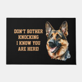 Ändern Sie den gesamten Text, klopfen Sie nicht, i Fußmatte (Vorderseite)