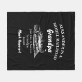 Ändern Sie den gesamten Text - Modellbahn - viel g Fleecedecke (Vorderseite (Horizontal))