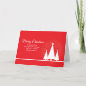 Ändern Sie den gesamten Text, Organisation Weihnac Karte (Vorderseite)