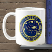 Ändern Sie den Motor ALLE Texthinzufügen Name Stea Kaffeetasse