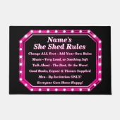 Ändern Sie den Namen aller Textzufügungen, die die Fußmatte (Vorderseite)