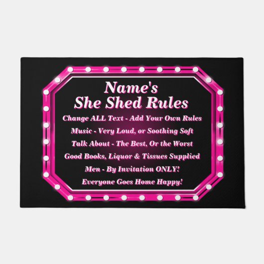 Ändern Sie den Namen aller Textzufügungen, die die Fußmatte (Vorderseite)