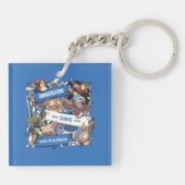 Ändern Sie den Namen, den Sie als Cartoon für Tier Schlüsselanhänger (Rückseite)