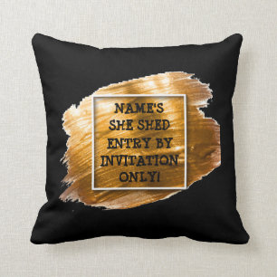 Ändern Sie den Namen, den sie geschüttelt hat, d Kissen