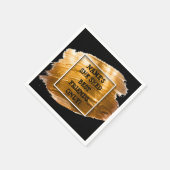 Ändern Sie den Namen, den sie geschüttelt hat, dur Serviette (Ecke)