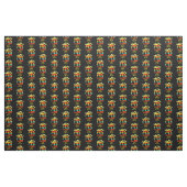 Ändern Sie den Namen eines TextHalloween-Sunsets Stoff (Yard (91,4 cm))