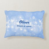 Ändern Sie den Namen Text, wir haben einen Wunsch  Dekokissen (Rückseite)