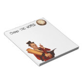 Ändern Sie den weltweiten Stampunkteur Notizblock (angewinkelt)