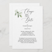 Ändern Sie die Datumskarte - Corona-Viruskarte Einladung (Vorne/Hinten)