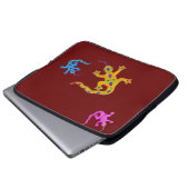 Ändern Sie die Farbe Geckos Laptopschutzhülle (Vorne Knopf)