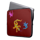 Ändern Sie die Farbe Geckos Laptopschutzhülle (Vorderseite Links)