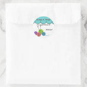 Ändern Sie die Farbe - Strickbälle Sticker (Tasche)