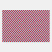 Ändern Sie die Farbe Weihnachten Candycane Streife Geschenkpapier Set (Vorderseite 3)
