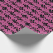 Ändern Sie die Farbspinne in Lila Geschenkpapier (Ecke)