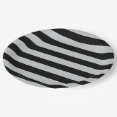 Ändern Sie die grauen Streifen in eine beliebige F Pappteller (Schrägansicht)