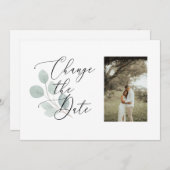 Ändern Sie die Mindestzahl der Foto-Karte. Save The Date (Vorne/Hinten)