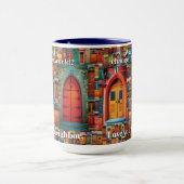 Ändern Sie die Nachbarn der Welt-Liebe, Inspiratio Tasse (Zentrum)