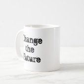 Ändern Sie die Tasse für Kaffee oder Tee der Zukun (Vorderseite Links)