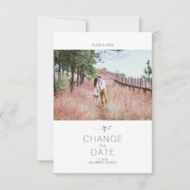 Ändern Sie die Typografie-Karte für das Foto der D
