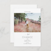 Ändern Sie die Typografie-Karte für das Foto der D (Vorne/Hinten)