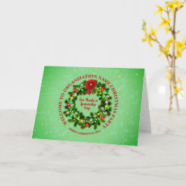 Ändern Sie die Weihnachtskarte für die gesamte Tex Karte