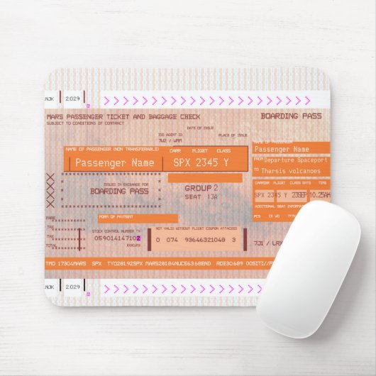 Ändern Sie diese Mars für den Raumflug Boarding Pa Mousepad (Mit Mouse)