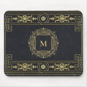 Ändern Sie diesen aufwändigen Art Deco Filigree St Mousepad