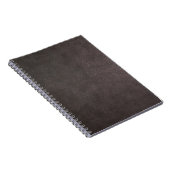 Ändern Sie diesen dunklen Lederhintergrund Notizblock (Rechte Seite)