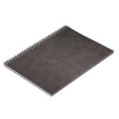 Ändern Sie diesen dunklen Lederhintergrund Notizblock (Linke Seite)