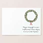 Ändern Sie diesen Goldenen Foil Frohe Weihnachtsfe Folienkarte (Innenseite)