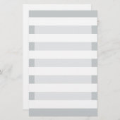 Ändern Sie graue Streifen in eine beliebige Farbe. Briefpapier (Vorne/Hinten)