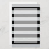 Ändern Sie graue Streifen in eine beliebige Farbe. Briefpapier (Vorne/Hinten)