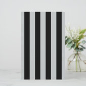 Ändern Sie graue Streifen in eine beliebige Farbe. Briefpapier (Stehend Vorderseite)