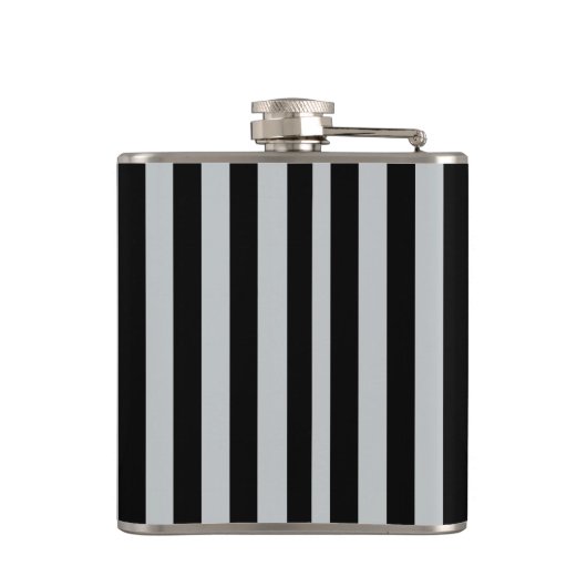 Ändern Sie graue Streifen in eine beliebige Farbe. Flachmann (Rückseite)