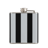 Ändern Sie graue Streifen in eine beliebige Farbe. Flachmann (Rückseite)