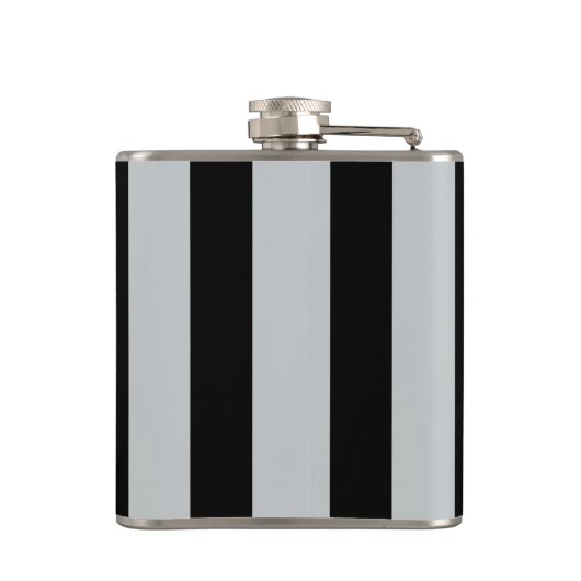 Ändern Sie graue Streifen in eine beliebige Farbe. Flachmann (Rückseite)