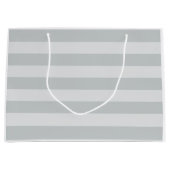 Ändern Sie graue Streifen in eine beliebige Farbe. Große Geschenktüte (Vorderseite)