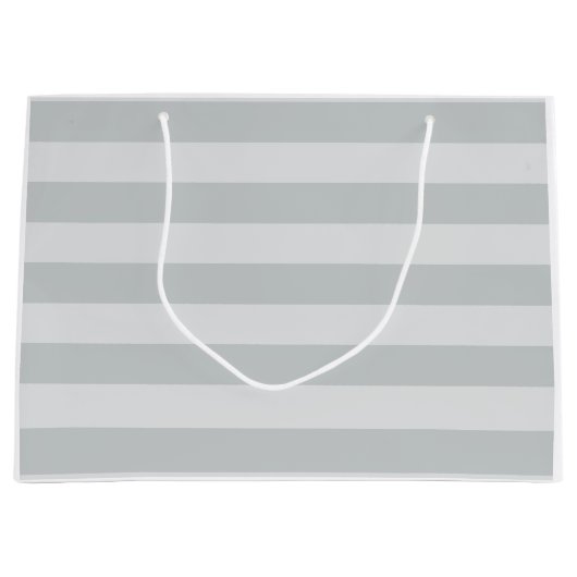 Ändern Sie graue Streifen in eine beliebige Farbe. Große Geschenktüte (Vorderseite)
