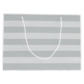 Ändern Sie graue Streifen in eine beliebige Farbe. Große Geschenktüte (Rückseite)