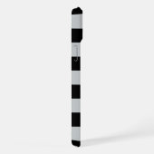 Ändern Sie graue Streifen in eine beliebige Farbe. iPhone Hülle (Rechte Seite)