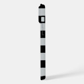 Ändern Sie graue Streifen in eine beliebige Farbe. iPhone Hülle (Linke Seite)