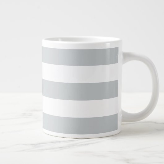 Ändern Sie graue Streifen in eine beliebige Farbe. Jumbo-Tasse (Rechts)