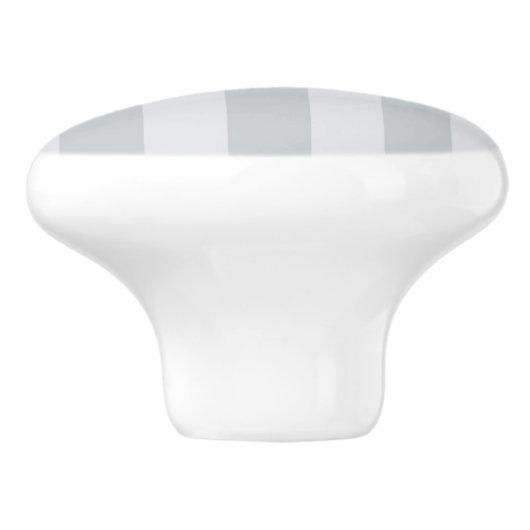 Ändern Sie graue Streifen in eine beliebige Farbe. Keramikknauf (Seitenansicht)