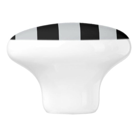 Ändern Sie graue Streifen in eine beliebige Farbe. Keramikknauf (Seitenansicht)