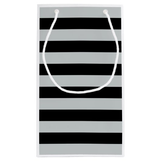 Ändern Sie graue Streifen in eine beliebige Farbe. Kleine Geschenktüte (Rückseite)