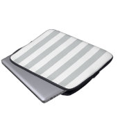 Ändern Sie graue Streifen in eine beliebige Farbe. Laptopschutzhülle (Vorne Knopf)
