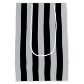 Ändern Sie graue Streifen in eine beliebige Farbe. Mittlere Geschenktüte (Rückseite)